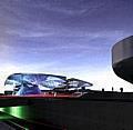 BMW Welt und BMW Museum Fotomontage Ansicht Ost.